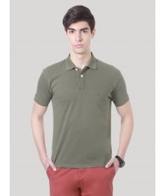 Grey Pique Polo TShirt Boer and Fitch - 1