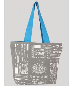 Los Vegas Grey Printed Bag Boer and Fitch - 1