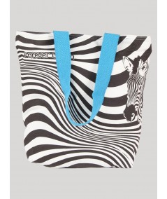 Zebra Graphic Print Bag Boer and Fitch - 2