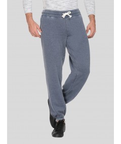 Men’s Faded Blue Cuffed Joggers – Vintage Style, Modern Comfort