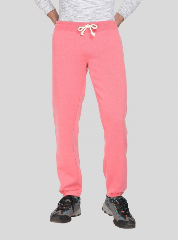 Men’s Pink Cuffed Joggers – Bold Comfort Meets Everyday Style