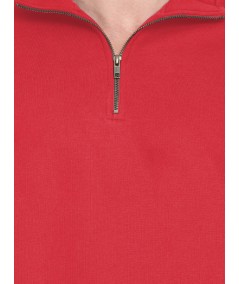 Red zip Collar Cardigan Boer and Fitch - 4