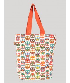 Orange Owl Printed Bag Boer and Fitch - 1