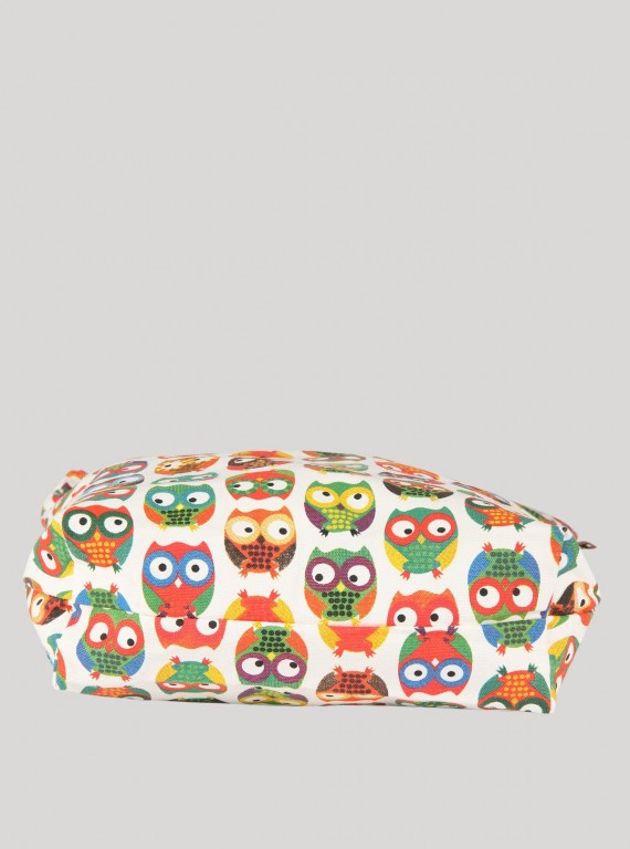 Orange Owl Printed Bag Boer and Fitch - 2