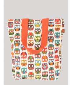 Orange Owl Printed Bag Boer and Fitch - 5