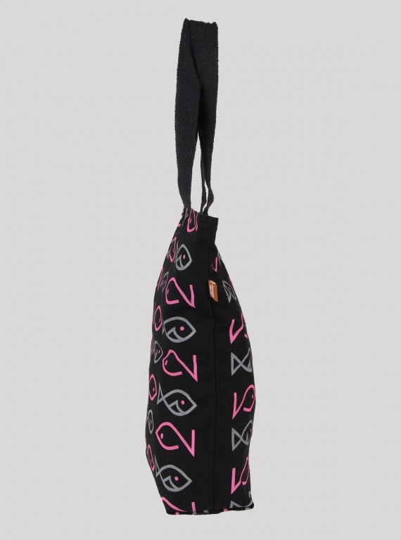Fish Print Canvas Bag Boer and Fitch - 2