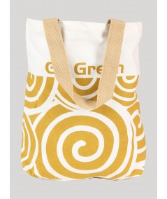 Beige Fancy Cotton Bag Boer and Fitch - 2