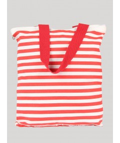 Red Stripe Cotton Bag Boer and Fitch - 2