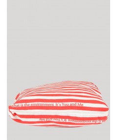 Red Stripe Cotton Bag Boer and Fitch - 5