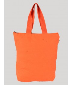 Orange Printed Canvas Bag Boer and Fitch - 2
