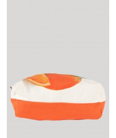 Orange Printed Canvas Bag Boer and Fitch - 5
