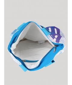 Sky Blue Canvas Bag Boer and Fitch - 4
