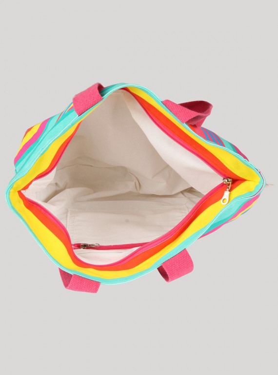 Multi Color Printed Bag Boer and Fitch - 4