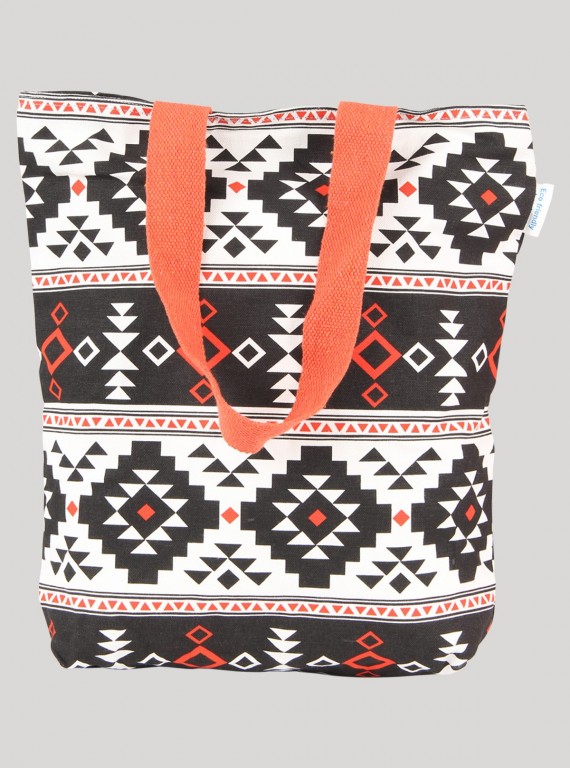 Artistic Print Canvas Bag Boer and Fitch - 3