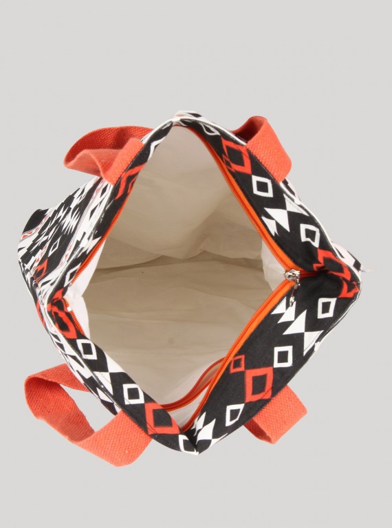 Artistic Print Canvas Bag Boer and Fitch - 4