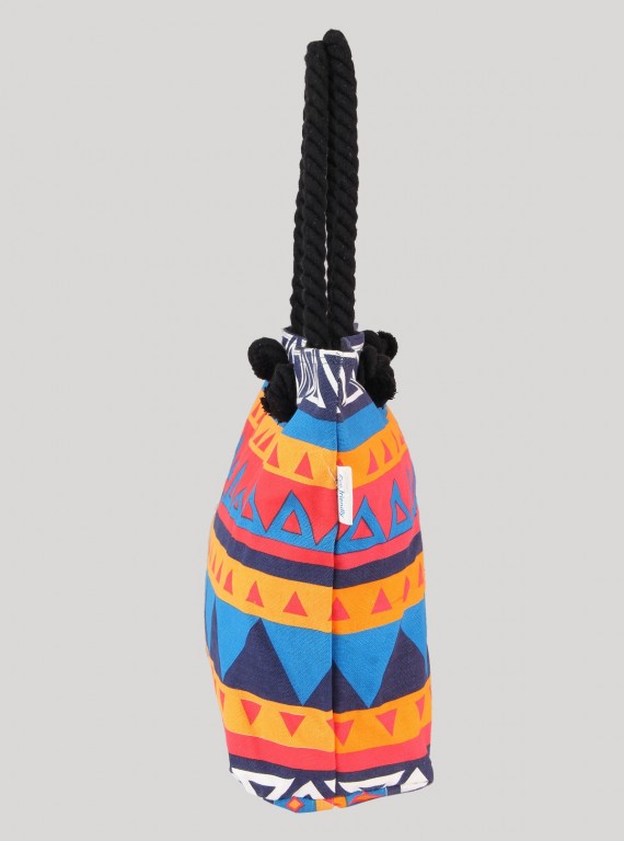 Blue Designer Canvas Bag Boer and Fitch - 2