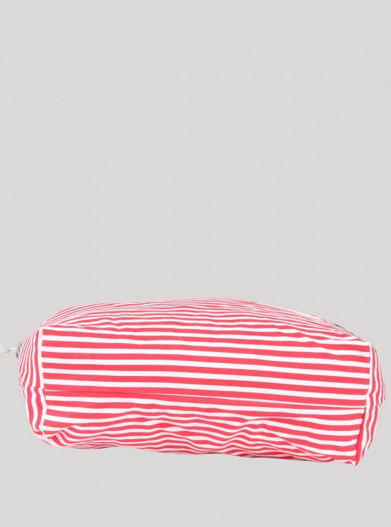Stripe Print Canvas Bag Boer and Fitch - 5