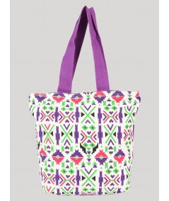 Purple Canvas Bag