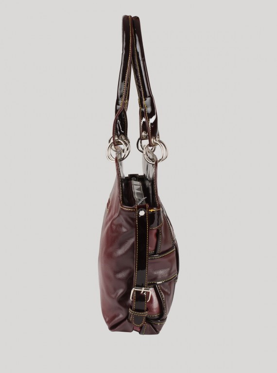 Brown Twisted Leather Bag Boer and Fitch - 5