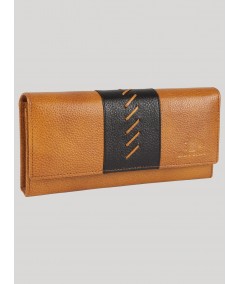 Black Patch Leather Wallet Boer and Fitch - 1