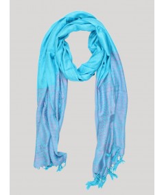 Sky Blue Silky Scarf