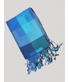 Blue Color Viscose Scarf Boer and Fitch - 3