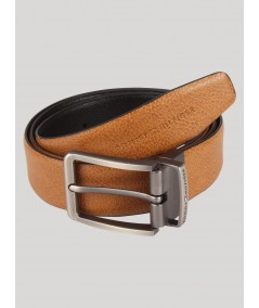 Beige Square Buckle Waist Belt
