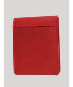 Red Leather Wallet Boer and Fitch - 3