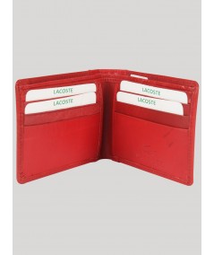 Red Leather Wallet Boer and Fitch - 4
