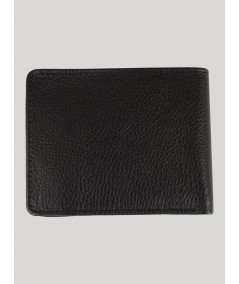Black Plain Mens Wallet Boer and Fitch - 3