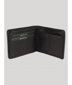 Black Plain Mens Wallet Boer and Fitch - 5
