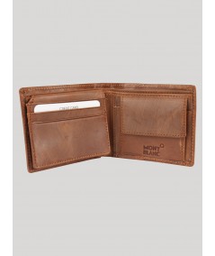 Brown Square Design Wallet Boer and Fitch - 3
