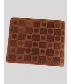 Brown Square Design Wallet Boer and Fitch - 4