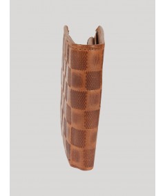 Brown Square Design Wallet Boer and Fitch - 5