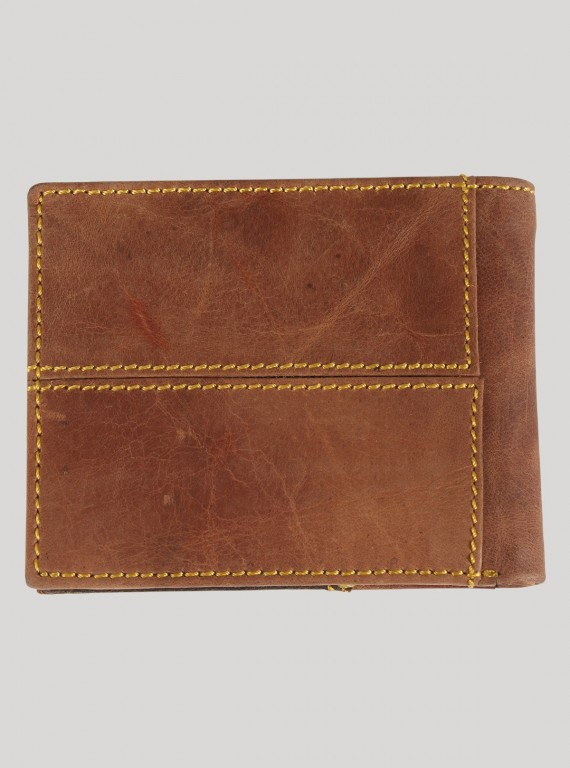 Beige Patched Wallet Boer and Fitch - 5