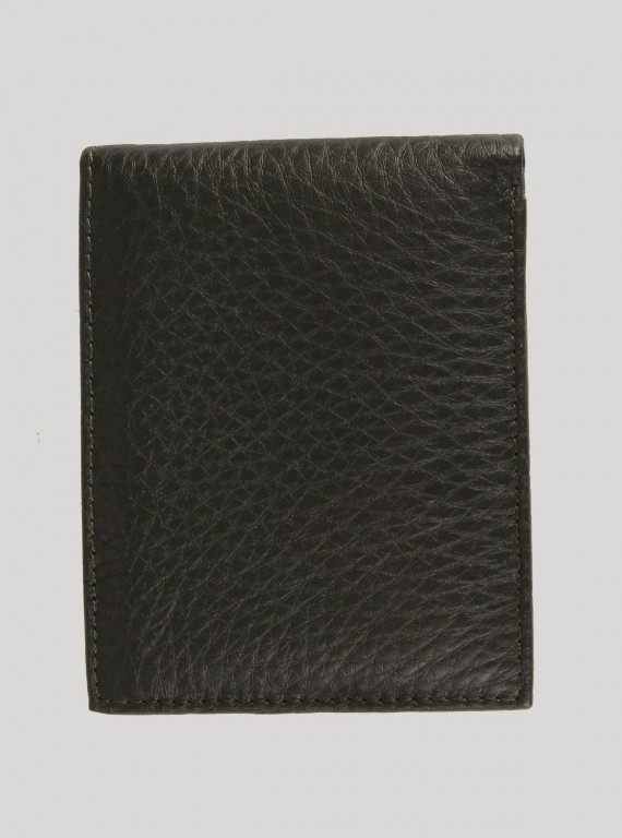 Black Cherry Leather Wallet Boer and Fitch - 1
