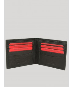 Black Cherry Leather Wallet Boer and Fitch - 2