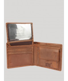 Brown Squared Box Designer Wallet Boer and Fitch - 4