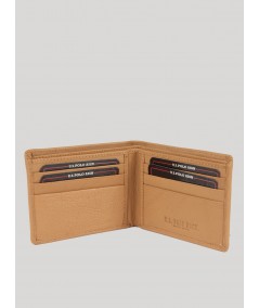 Light Beige Leather Wallet Boer and Fitch - 3