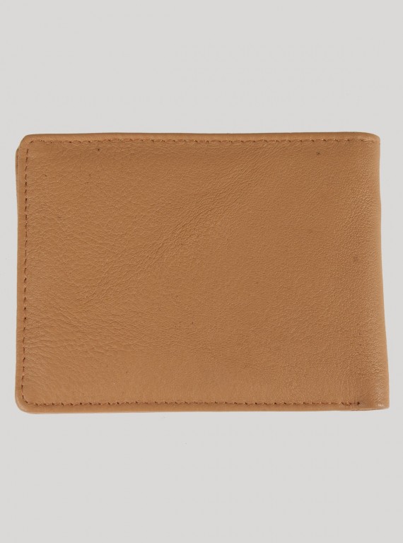 Light Beige Leather Wallet Boer and Fitch - 4