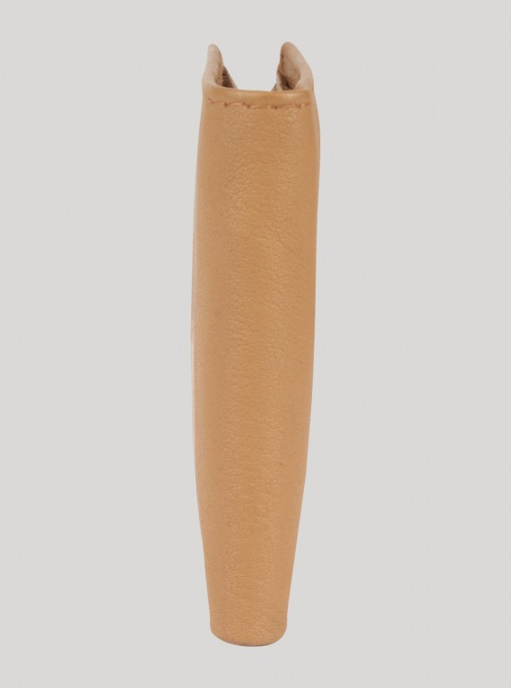 Light Beige Leather Wallet Boer and Fitch - 5