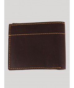 Brown Designer Stitch Wallet Boer and Fitch - 2