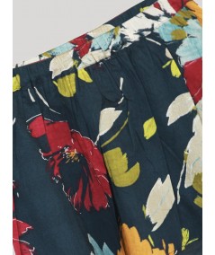 Rouge Contrast Floral Short Skirt Boer and Fitch - 2