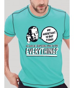 Light Blue Graphic Print TShirt Boer and Fitch - 4