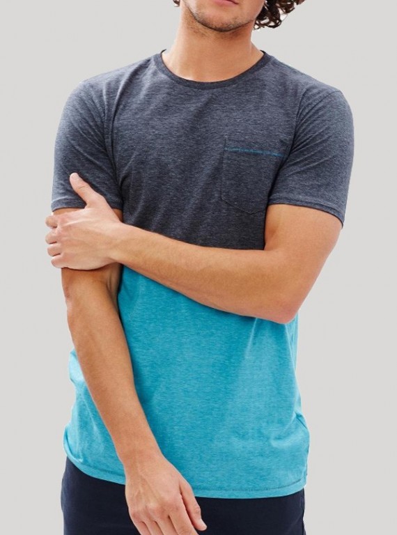 Turquoise Cut & Sew T-Shirt for Men – Boer and Fitch