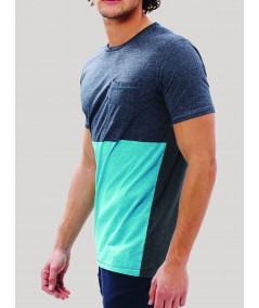 Turquiose Cut & Sew TShirt Boer and Fitch - 2