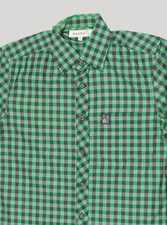 Green Stripped Shirt Boer and Fitch - 2