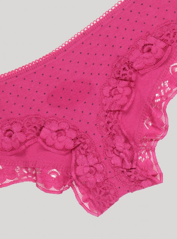 Fuchsia Lace Panty Boer and Fitch - 2