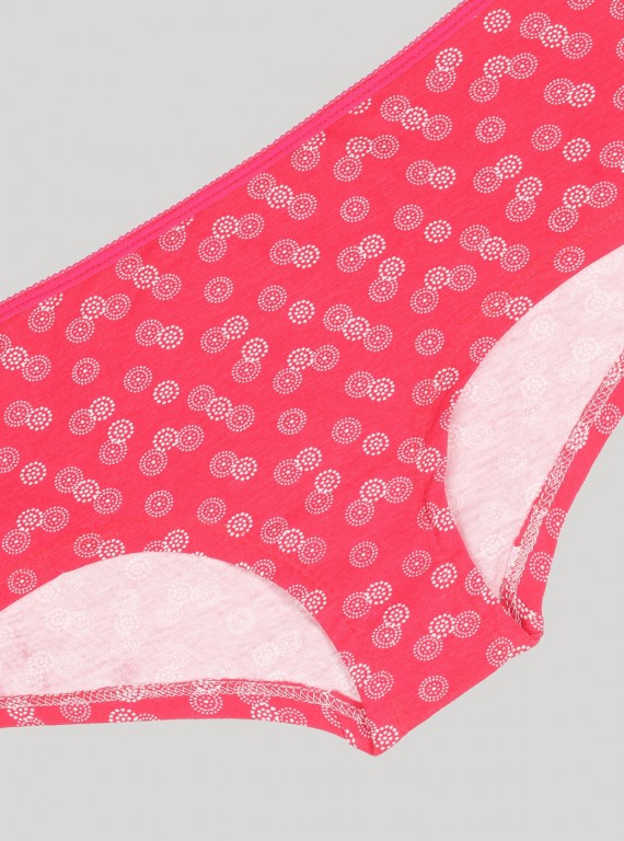 Fuschia Printed Panty Boer and Fitch - 2