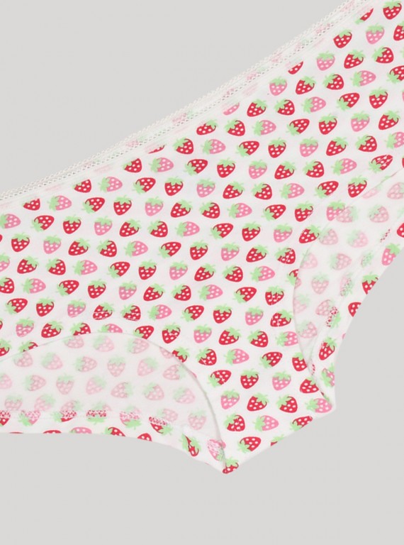 White Printed Panty Boer and Fitch - 2